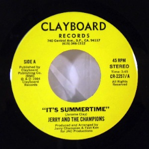 JERRY AND THE CHAMPIONS - It's summertime - 7inch (SP)