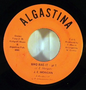 J.E. MORGAN - Who was it - 7inch (SP)
