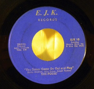 THE POSSE - You better come on out and play - 7inch (SP)