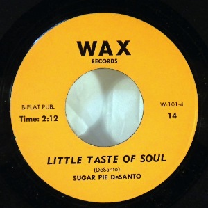 SUGAR PIE DESANTO - Little taste of Soul - 7inch (SP)