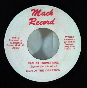 SIGN OF THE VIBRATION - Ran into something - 7inch (SP)