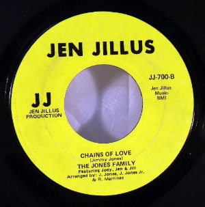 THE JONES FAMILY - Chains of love - 7inch (SP)