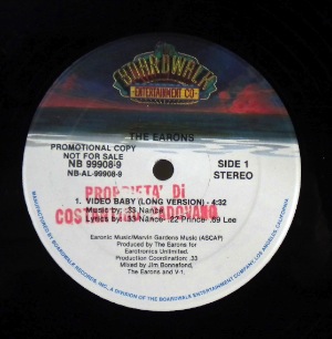 THE EARONS - Video baby - 12 inch 45 rpm