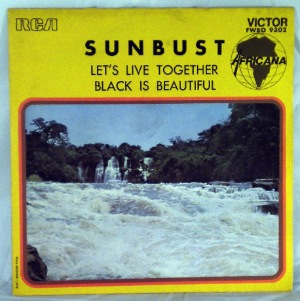 SUNBUST - Let's live together / Black is beautiful - 45T (SP 2 titres)