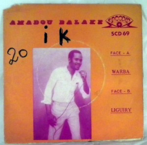 AMADOU BALAKE - Warba / Liguiry - 45T (SP 2 titres)