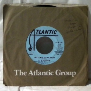 R.B. HUDMON - This could be the night - 7inch (SP)