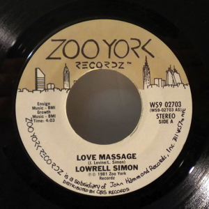 LOWRELL SIMON - Love massage - 7inch (SP)