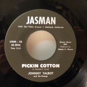 JOHNNY TALBOT - Pickin Cotton - 7inch (SP)