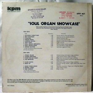ALAN HAWKSHAW / KEITH MANSFIELD - Soul organ showcase - LP