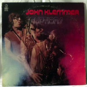 JOHN KLEMMER - Eruptions - LP