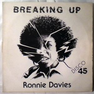 RONNIE DAVIES - Breaking up - 12 inch 45 rpm