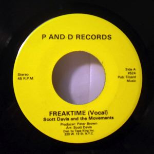 SCOTT DAVIS - Freaktime - 7inch (SP)