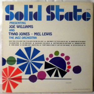 JOE WILLIAMS - Presenting Joe Williams & Thad Jones Mel Lewis The Jazz Orchestra - LP