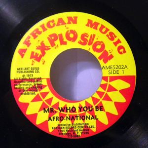 AFRO NATIONAL - Mr who you be? / Dem kick - 7inch (SP)