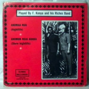 F. KENY AAND HIS RICHES BAND - Anomaa - 7inch (SP)