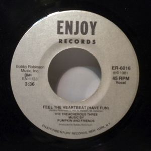 THE TREACHEROUS THREE - Feel the heartbeat - 7inch (SP)