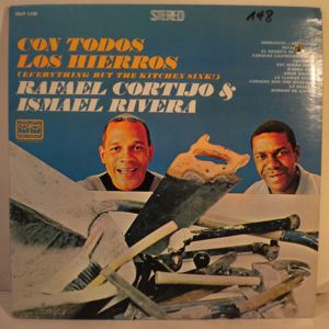 ISMAEL RIVERA CON CORTIJO Y SU COMBO - Con Todos Los Hierros - LP