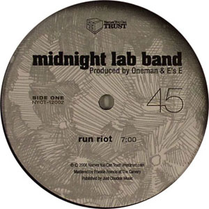 MIDNIGHT LAB BAND - Run Riot - 12 inch 45 rpm