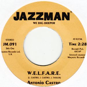 ANTONIO CASTRO - W.E.L.F.A.R.E - 7inch (SP)