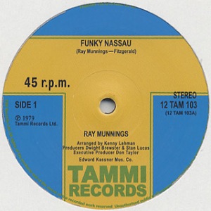 RAY MUNNINGS - Funky Nassau - 12 inch 45 rpm