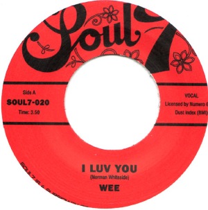 WEE - I luv you / I want to show you - 7inch (SP)
